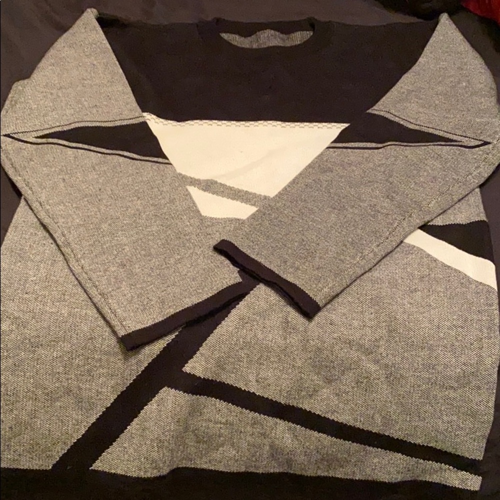 Black and White Sweater